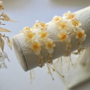 Shrink Plastic Plumeria Bracelet
