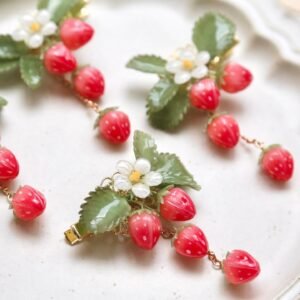 Strawberry Hair Pins