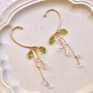 No Piercing Transparent Bell Earrings